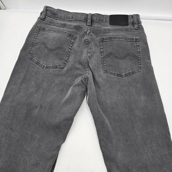 URBAN STAR Stretch Jeans Men 32x30 Relaxed Fit Straight Pockets Black (MT-183) - Picture 5 of 8